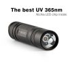 Convoy S2+ Nichia 365nm UV LED baterie černe