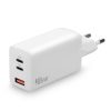 everActive GaN SC-650Q nástěnná nabíječka s USB portem a 2x USB-C PD PPS QC4+ 65W