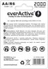 dobíjecí baterie everActive R6 / AA 2000mAh 1,2 V Ni-Mh, 4 ks