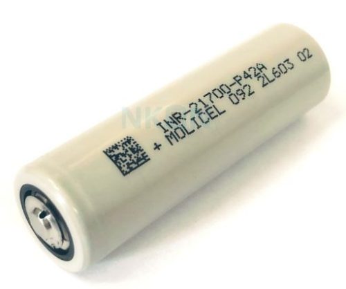 Molicel INR21700-P42A 4200mAh - 45A horní tlačítko