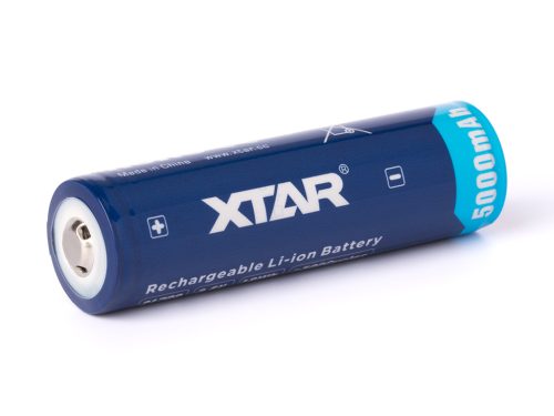 Nabíjecí baterie XTAR 21700 Li-Ion 3,7V 5000mAh s PCB do LED svítilny