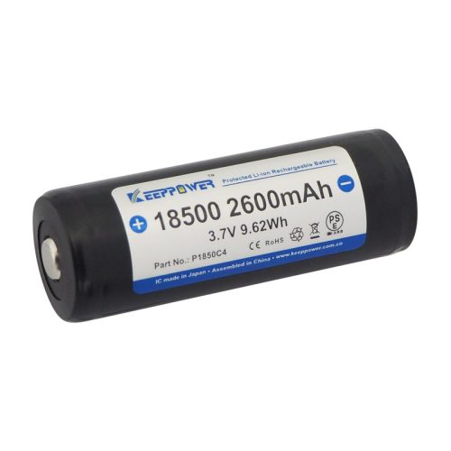 Keeppower 18500 baterie 2600 mAh chráněná