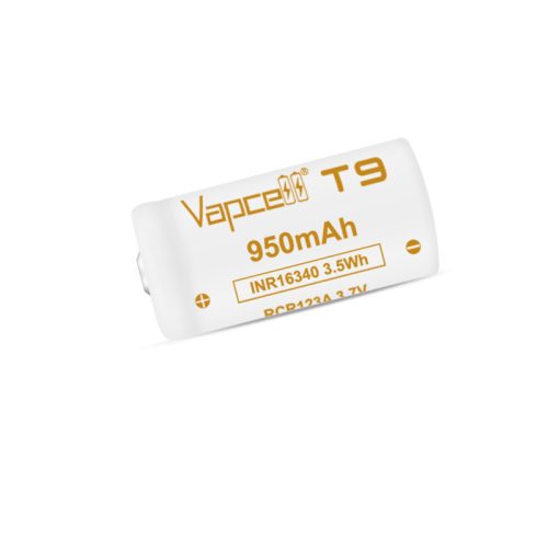 Vapcell T9 INR16340 950mAh 3A dobíjecí li-ion baterie